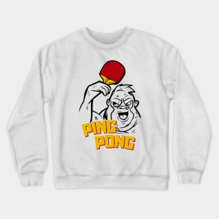 Ping Pong Gorilla Crewneck Sweatshirt